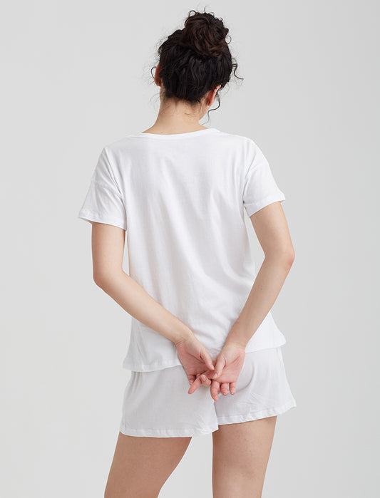Jada Organic Cotton Knit Tee