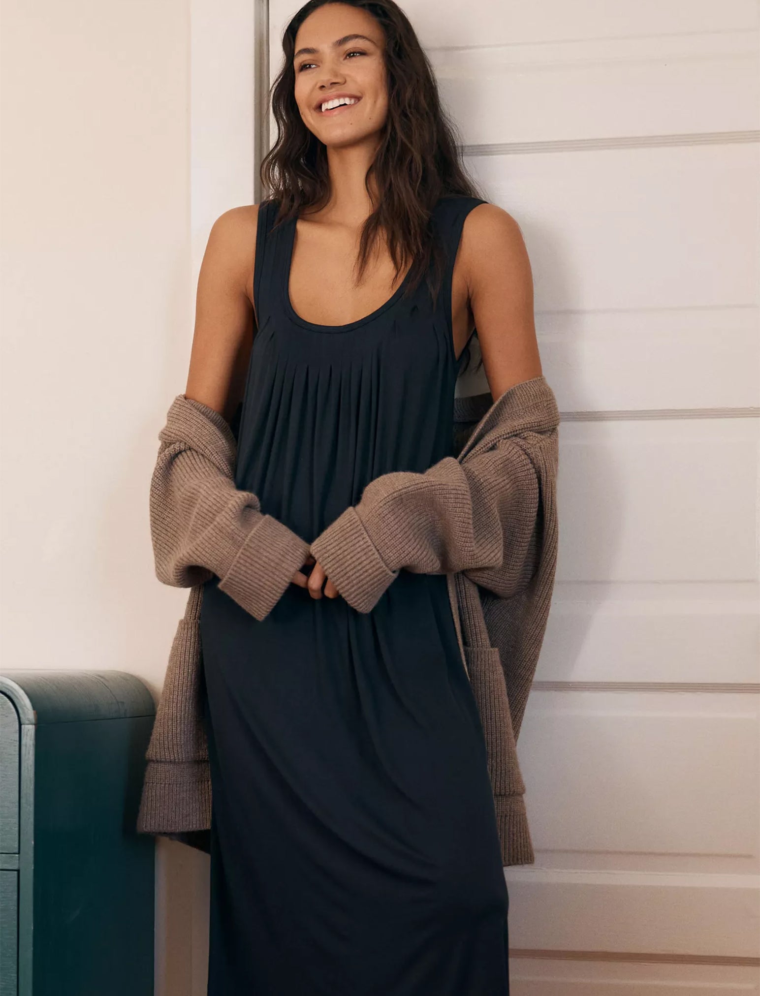 Kate Modal Soft Pleat Front Nightie