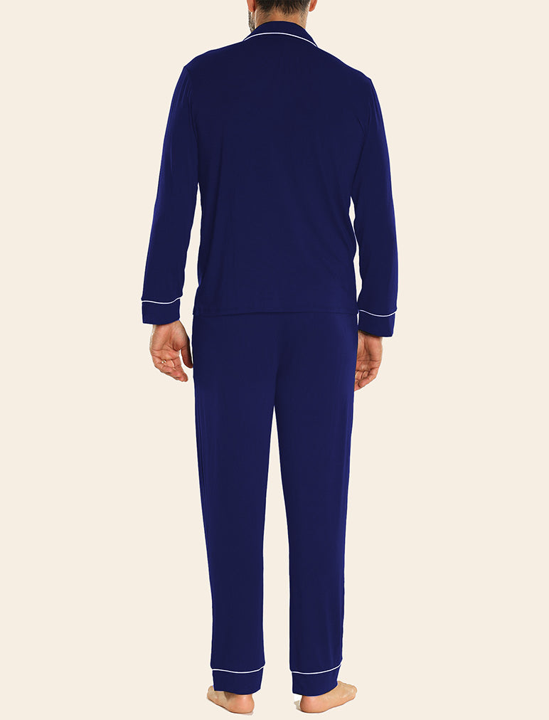 Mens Hudson Navy PJ Set