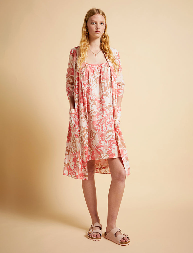 Karen Walker Ornamental Floral Midi Robe