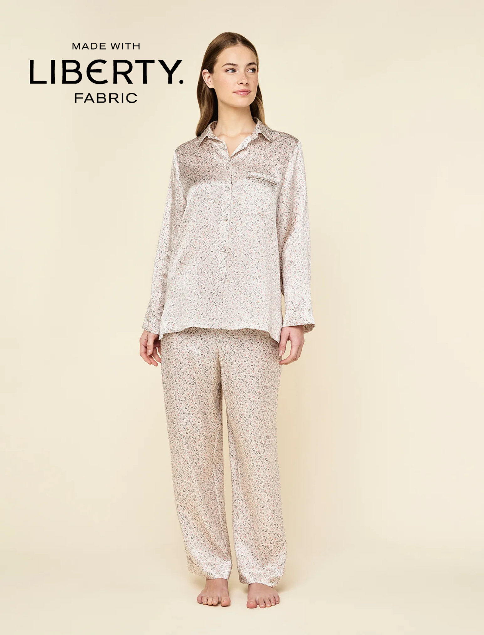 Rosy Rosie Silk Full Length PJ