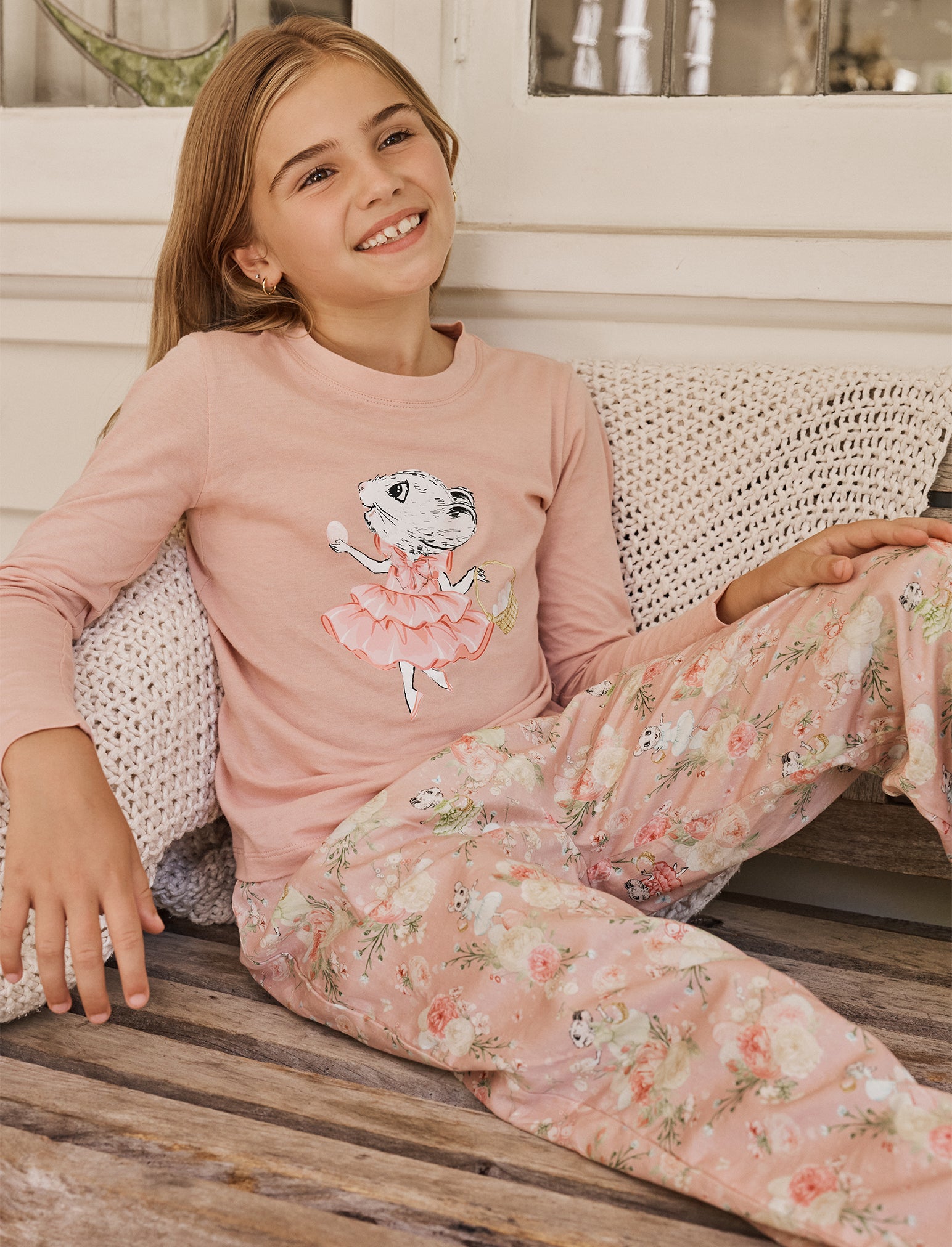 Claris The Mouse Kids FL Placement PJ Set