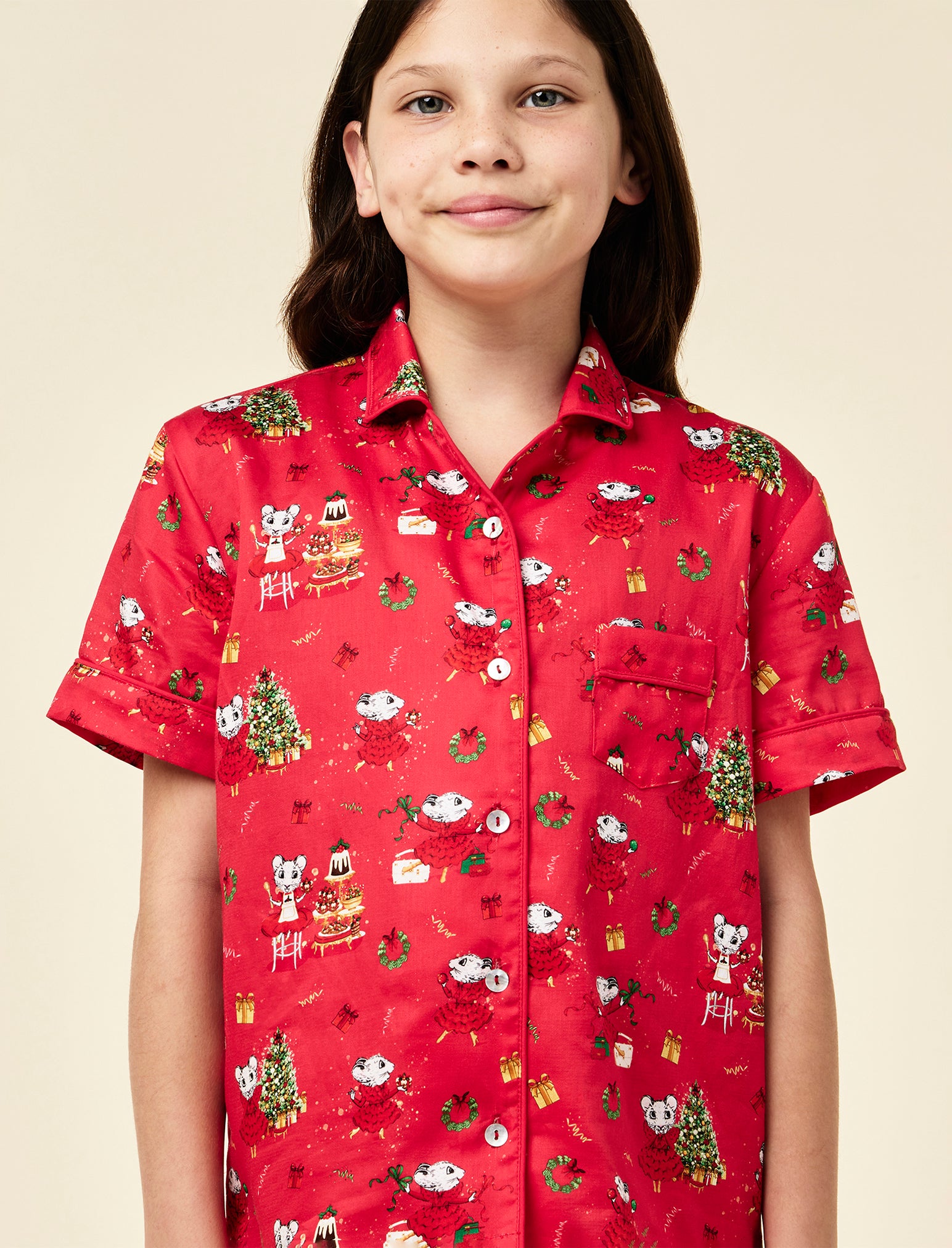 Claris The Mouse Kids Boxer PJ Set