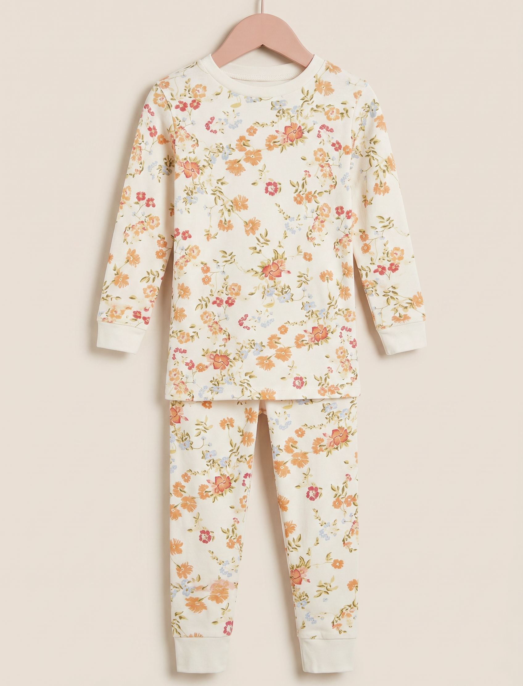 Kids Amber Knit Full Length PJ Set