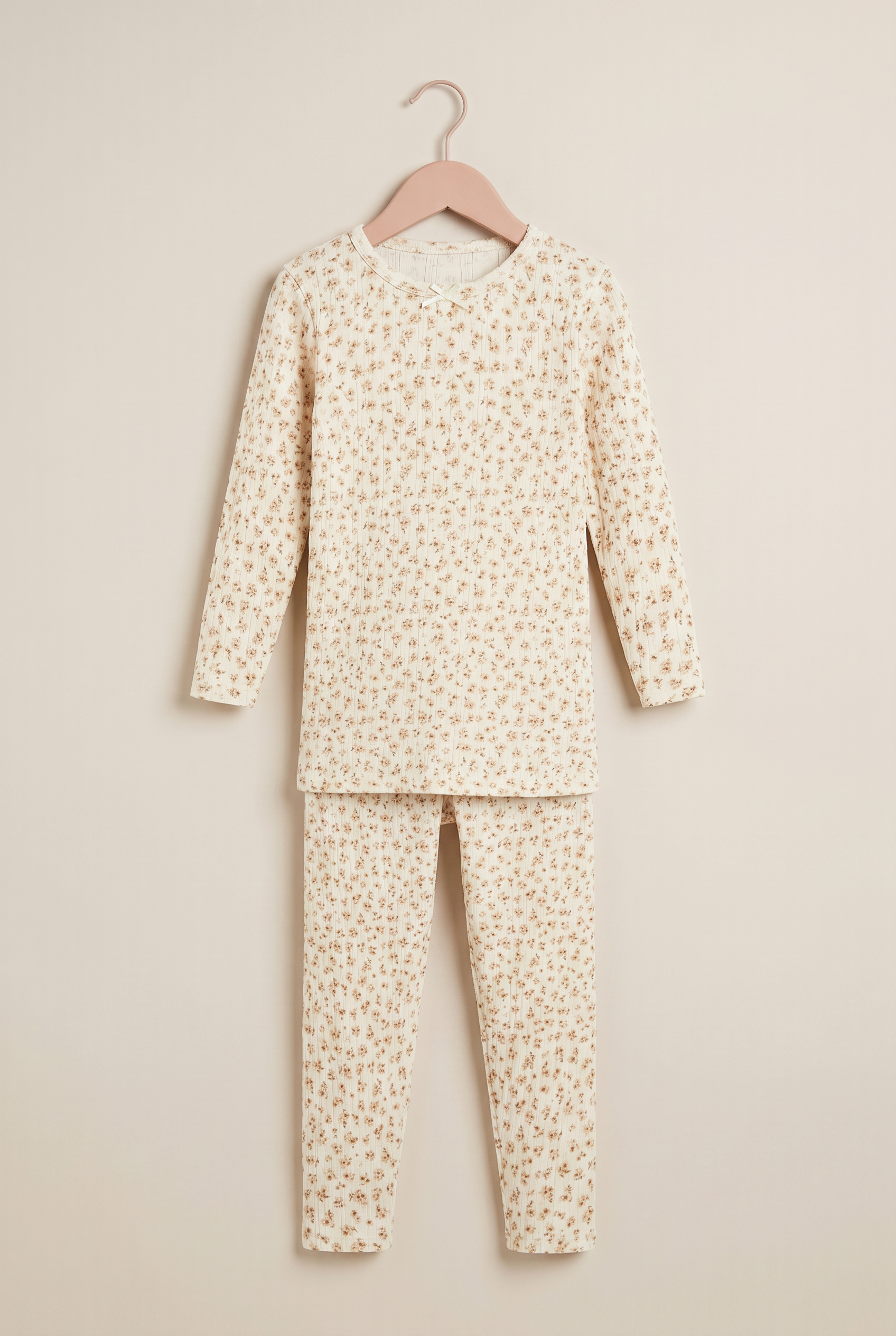 Kids Lottie Pointelle Full Length PJ Set
