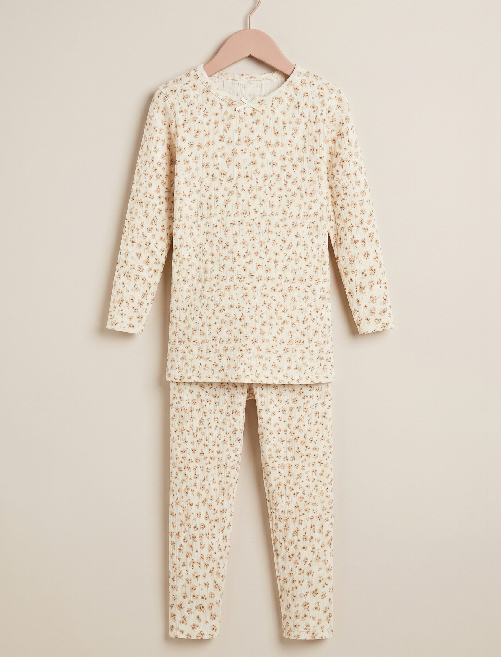 Kids Lottie Pointelle Full Length PJ Set
