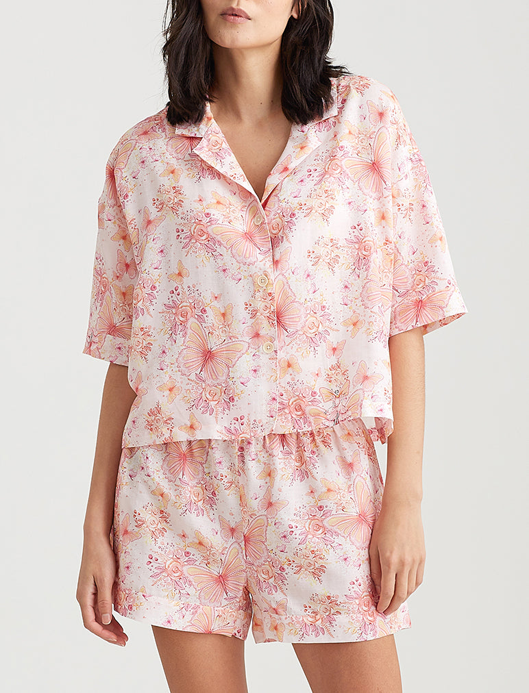 Megan Hess Butterfly Luxe Boxer PJ