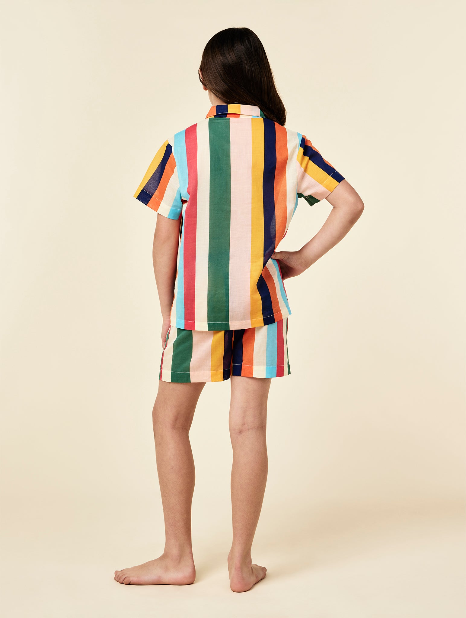 Kids Holiday Stripe Boxer PJ