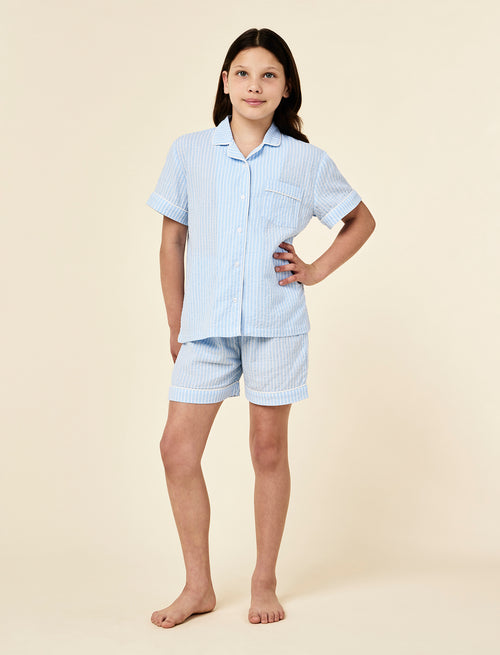 KIDS SABRINA STRIPE BOXER PJ SET
