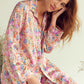 Painted Travels Silk Full Length PJ & Eyemask