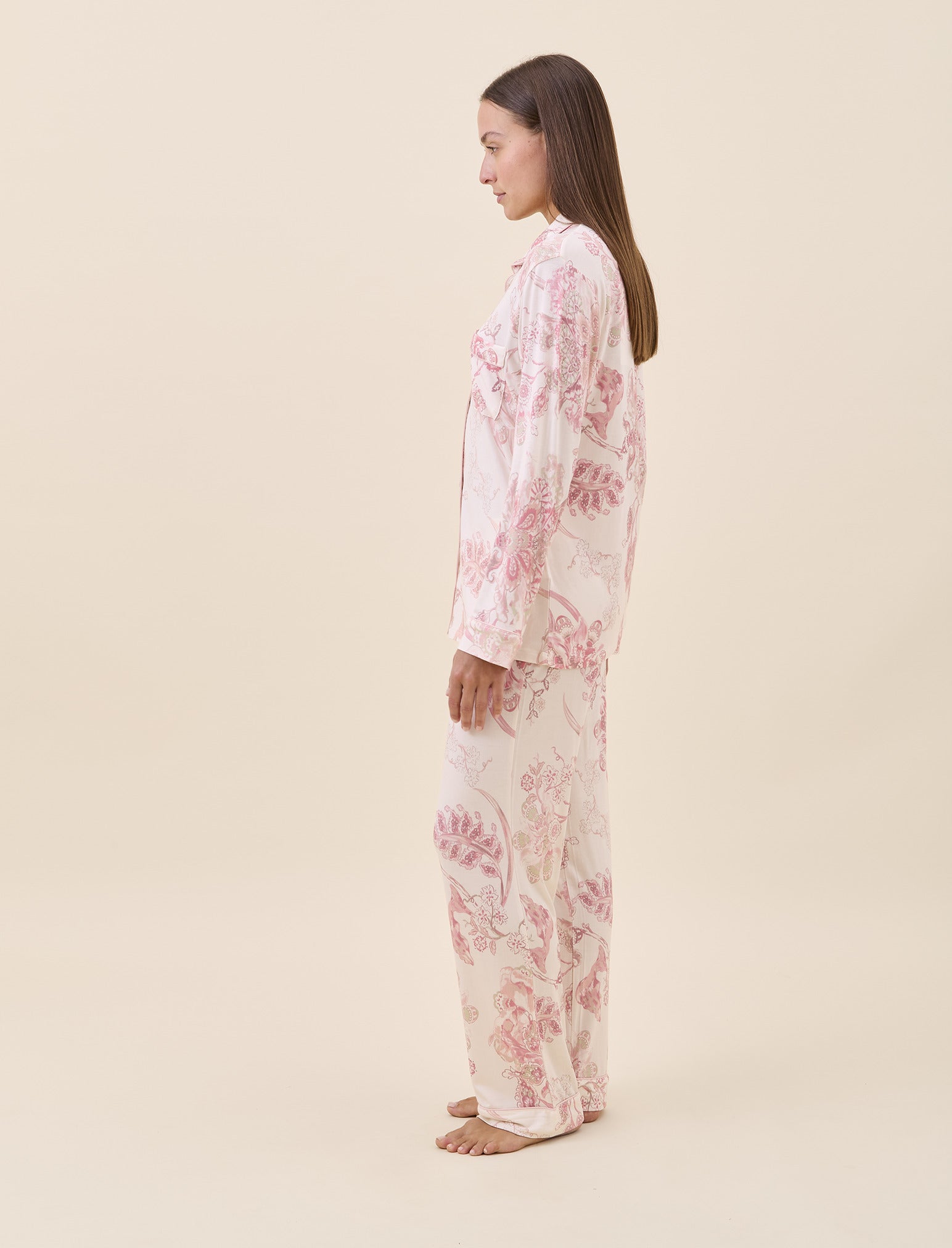 Kate Modal Soft Full Length PJ Set