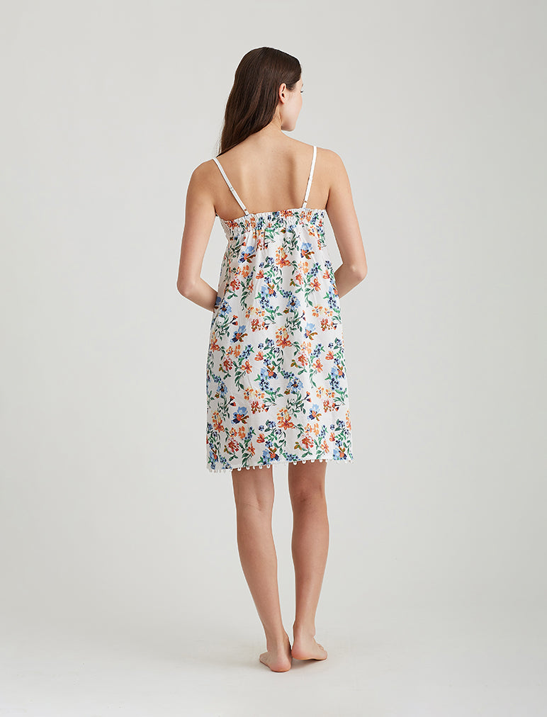 Harper Lace Front Midi Nightie