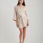 Washable Silk Short Robe