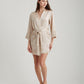 Washable Silk Short Robe