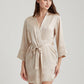 Washable Silk Short Robe