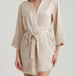 Washable Silk Short Robe