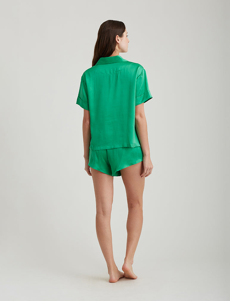 Audrey Silk Boxer PJ Set