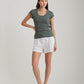 Milla Rib Shelf Bra Tee