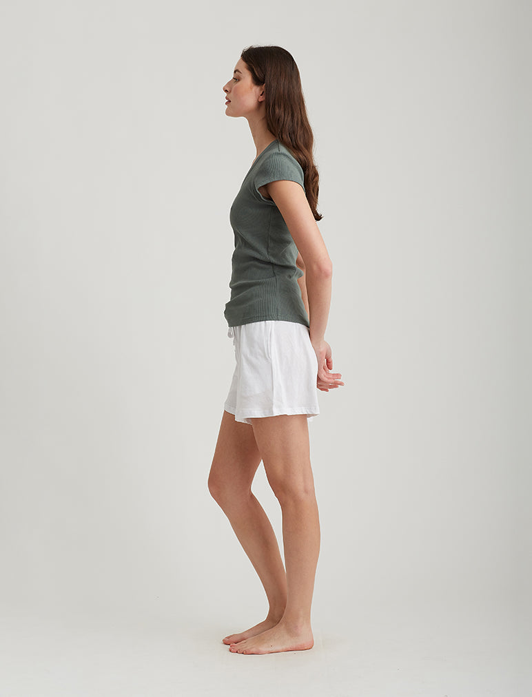 Milla Rib Shelf Bra Tee