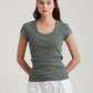 Milla Rib Shelf Bra Tee