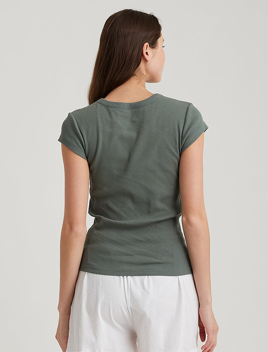 Milla Rib Shelf Bra Tee