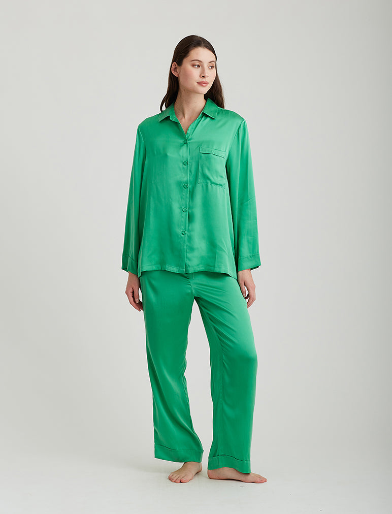 Audrey Pure Silk Full Length PJ