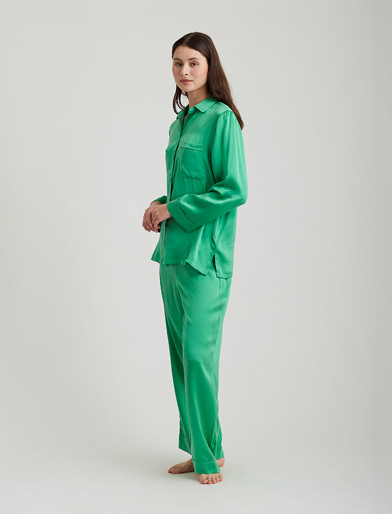 Audrey Pure Silk Full Length PJ