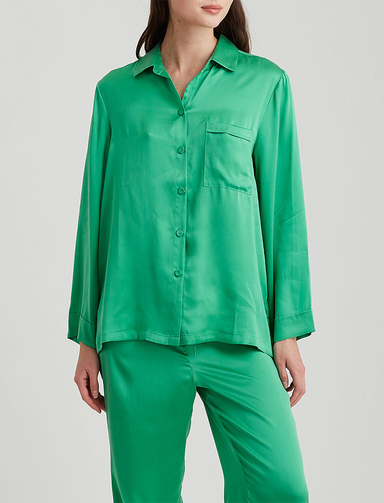 Audrey Pure Silk Full Length PJ