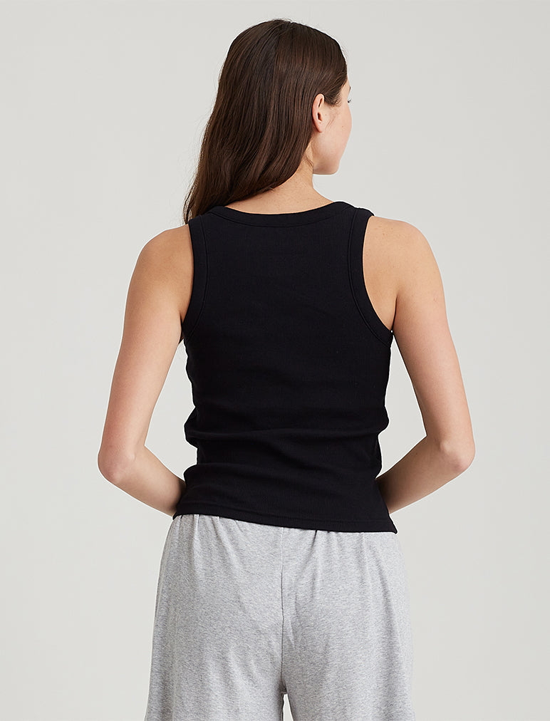 Milla Rib Shelf Bra Midi Tank