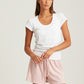 Milla Rib Shelf Bra Tee