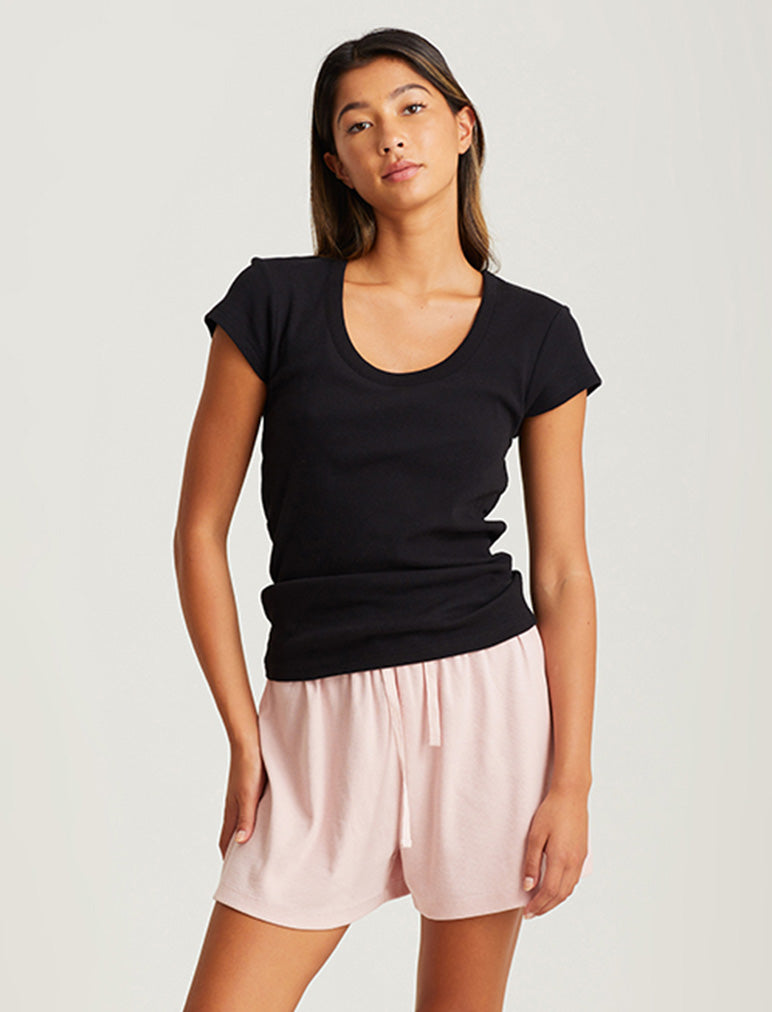 Milla Rib Shelf Bra Tee