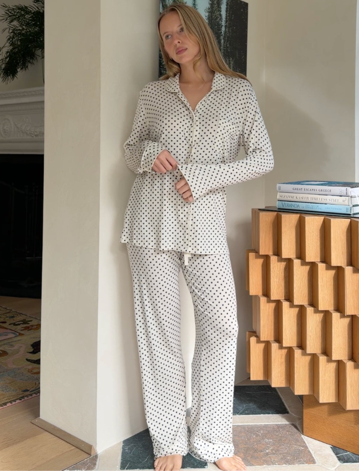 Kate Modal Soft Full Length PJ Set