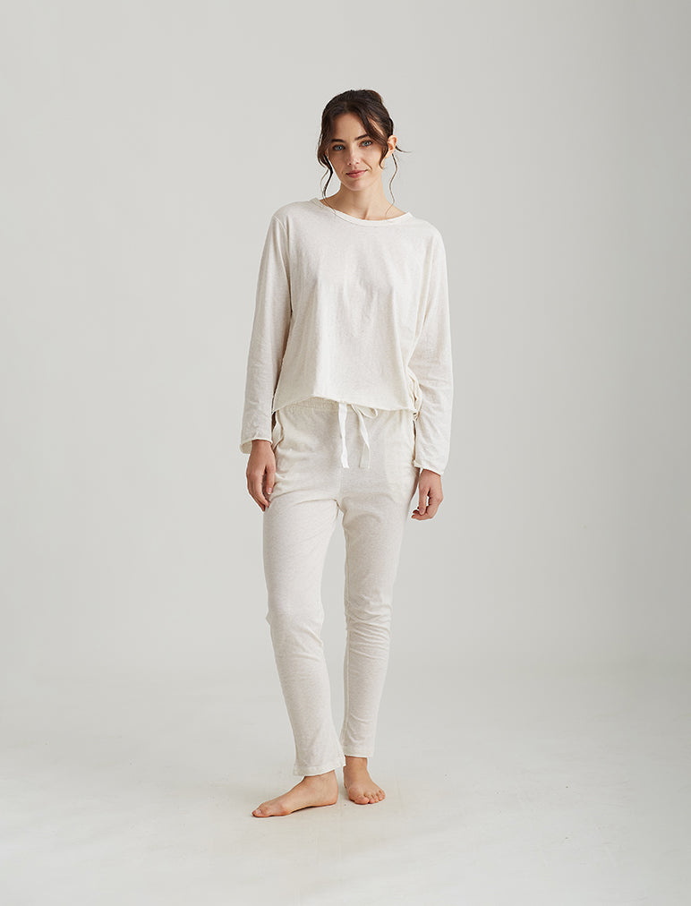 Jada Organic Cotton Boxy Long Sleeve Tee