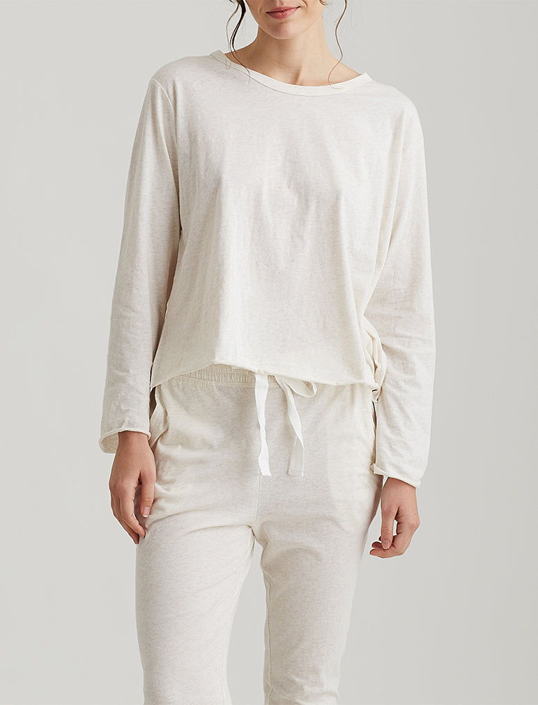 Jada Organic Cotton Boxy Long Sleeve Tee