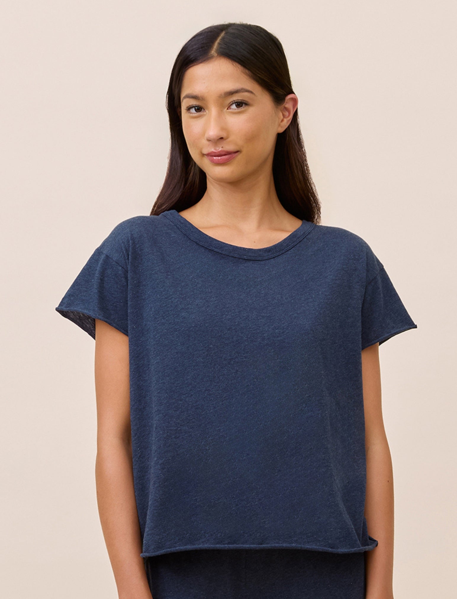 Jada Organic Cotton Knit Boxy Tee