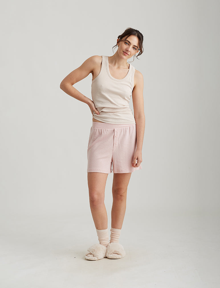 Pia Cotton Modal Pull On Shorts