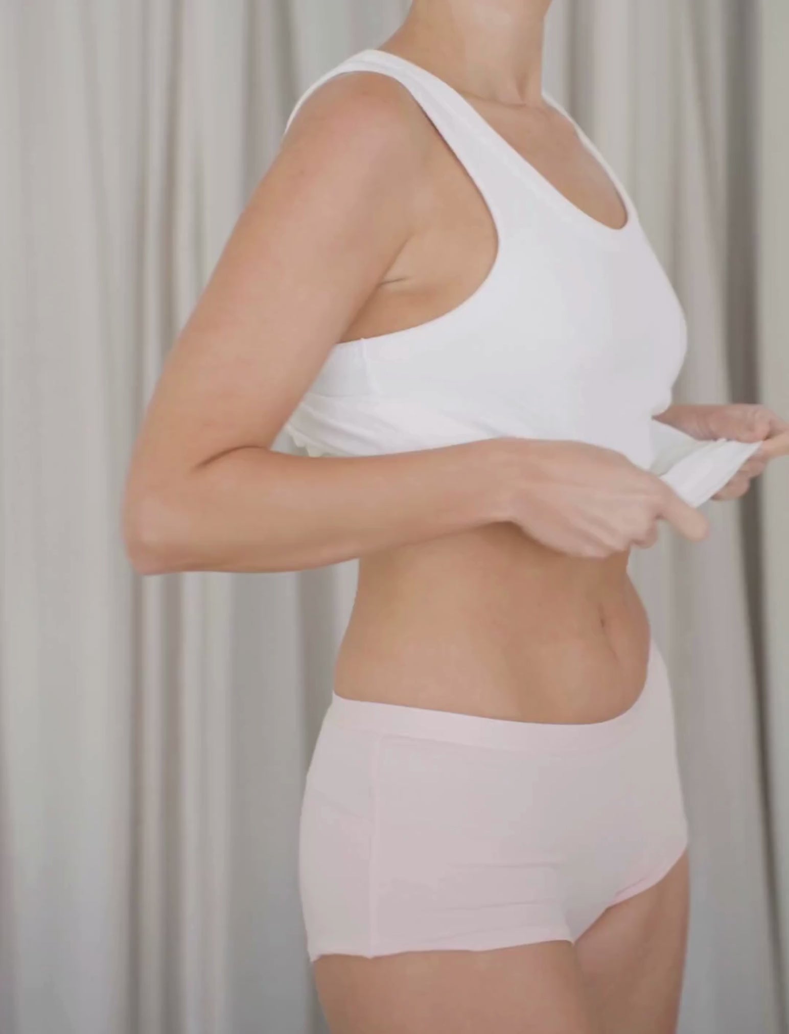 Papinelle | Shelf Bra Tank in White