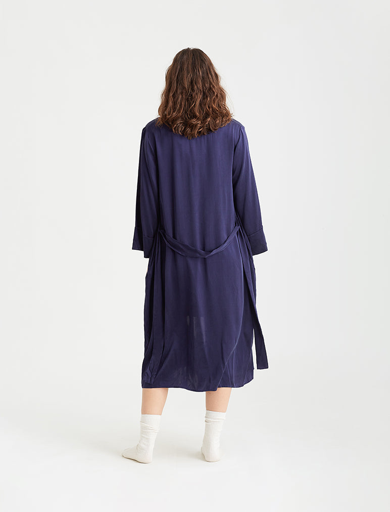 Audrey Silk Long Robe