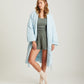 Puffer Cotton Midi Robe