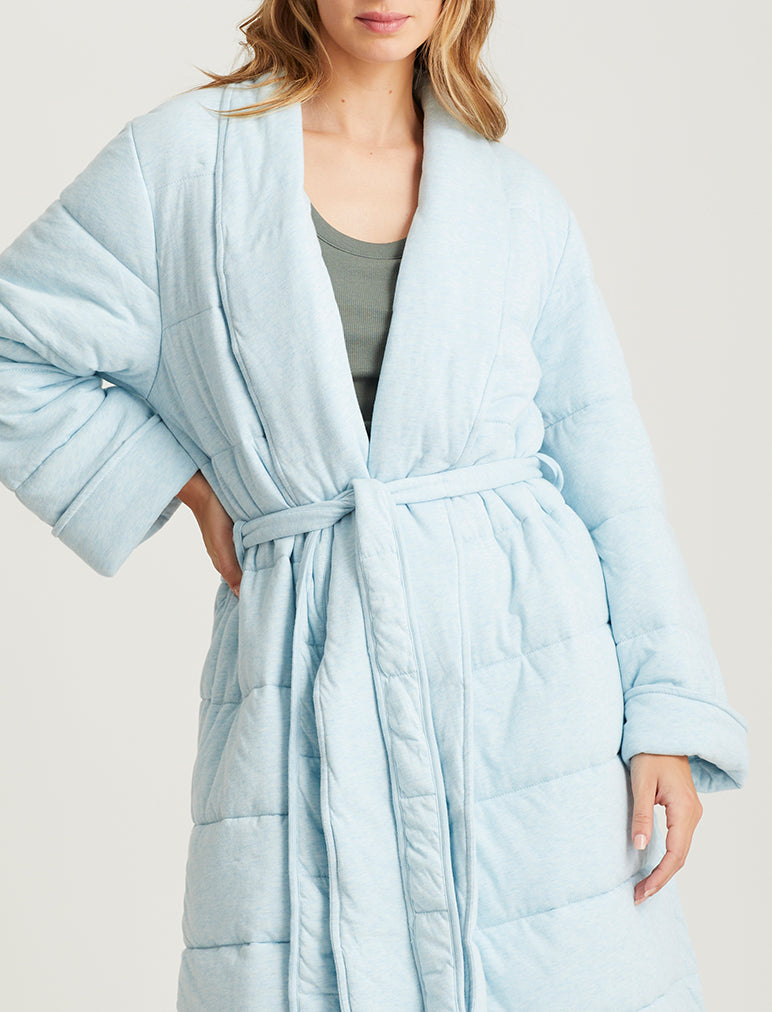 Puffer Cotton Midi Robe