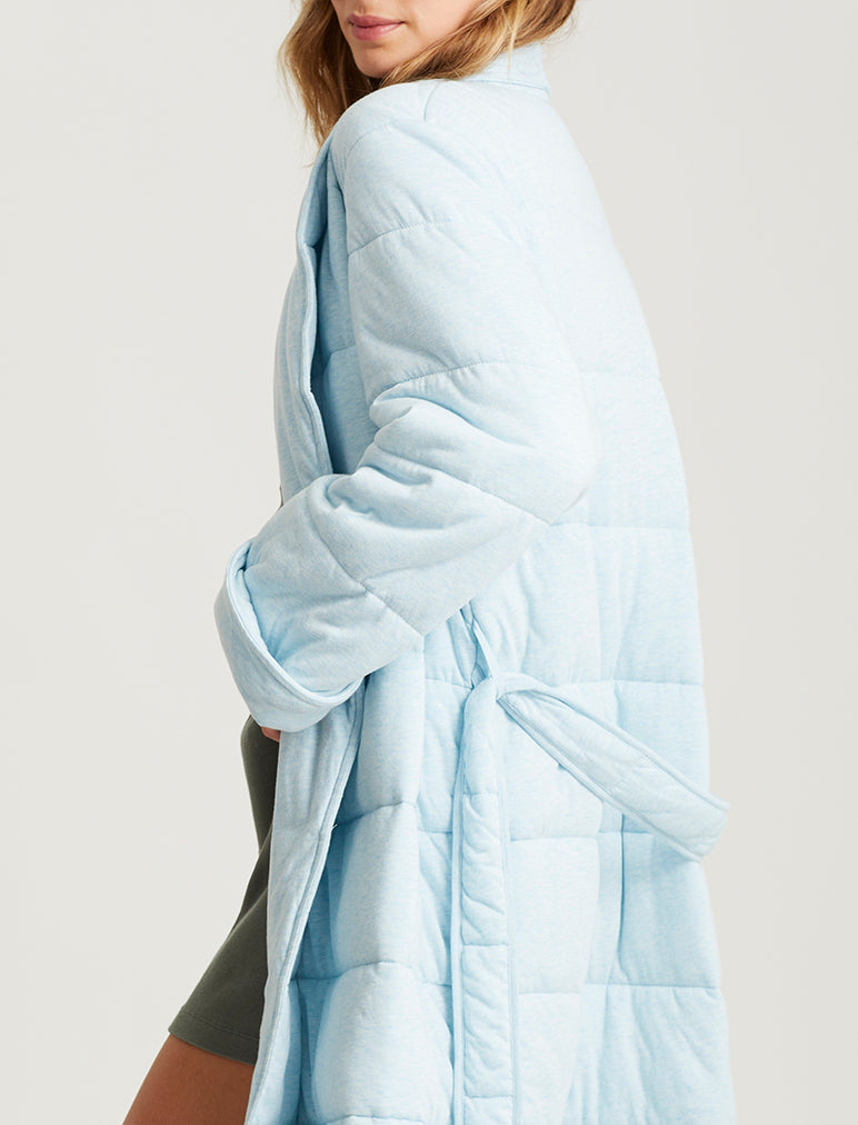 Puffer Cotton Midi Robe