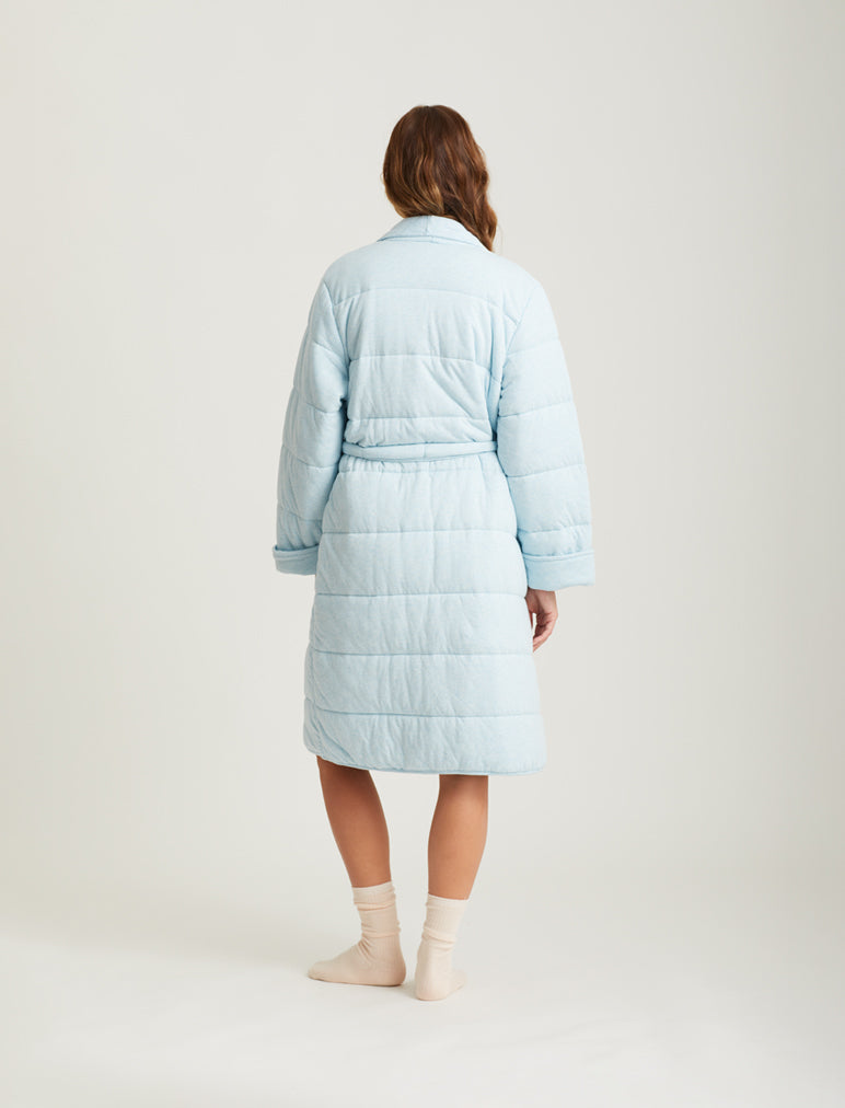 Puffer Cotton Midi Robe