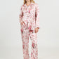 Lou Lou Silk Piped Full Length PJ