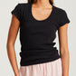 Milla Rib Shelf Bra Tee