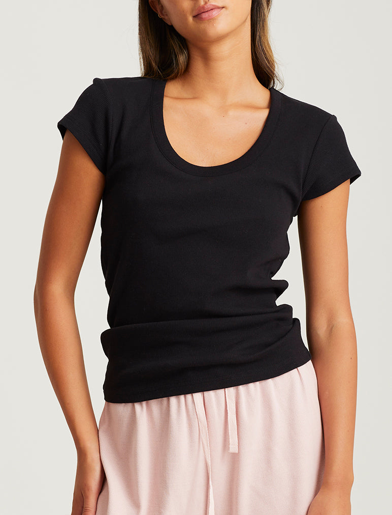 Milla Rib Shelf Bra Tee