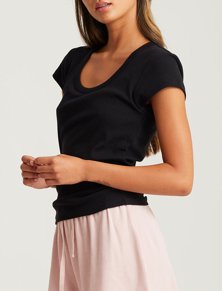 Milla Rib Shelf Bra Tee