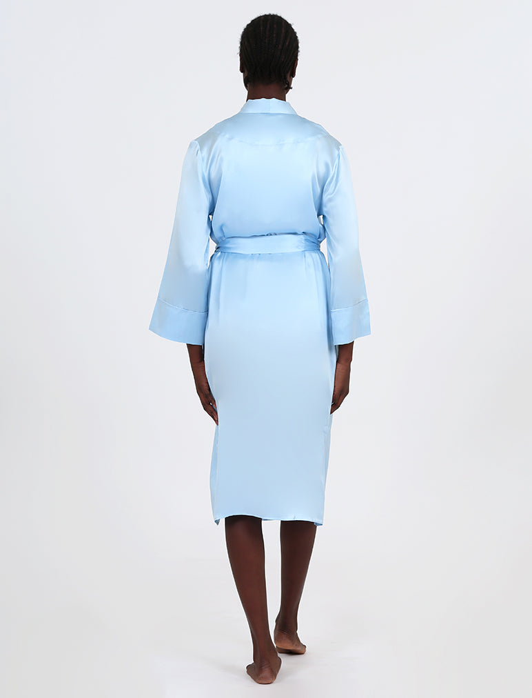 Audrey Silk Long Robe