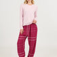 Comfy Plaid Jogger and Feather Soft Top