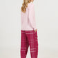 Comfy Plaid Jogger and Feather Soft Top