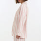 Cotton Stripe Full Length PJ